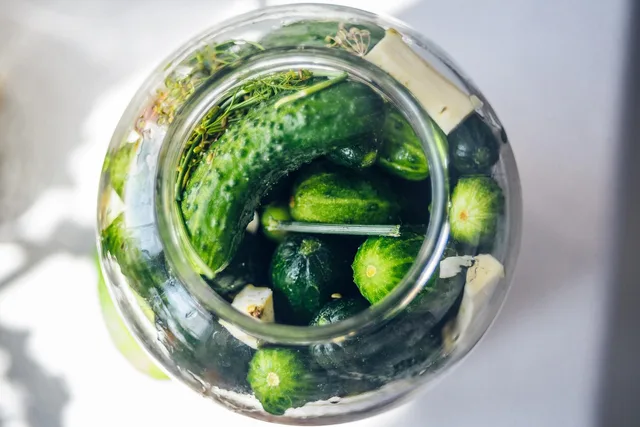 pickled cucumbers, silage, cucumber, cucumber green, cucumbers in a jar, organic cucumbers, cucumbers with horseradish, dill, jar, snack, vegetables, cucumbers, vitamins, closeup, food, fresh, bokeh, healthy, organic, diet. Acidified foods scheduled process: what a US specialty food maker files with FDA