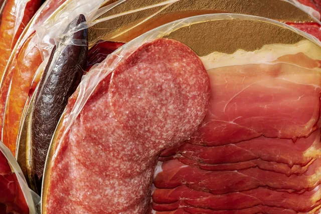 ham, black forest ham, salami, black sausage, sausage platter, vacuum packed, appetizing, sausages, specialty, smoked ham, cut, bread time, food, raw, edible, ham, ham, ham, ham, ham, salami, salami. How to build a specialty food sell sheet buyers actually read