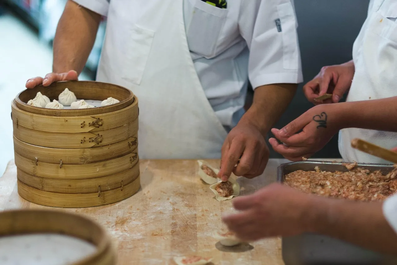 people, food, adult, preparation, women, men, cooking, religion, kitchenware, chef, dough, two, skill, indoors, festival, production, baking, celebration, furniture, brown cooking, brown chef, brown celebrate, kitchenware, chef, chef, chef, chef, chef. Procedures that keep a specialty food business consistent every day